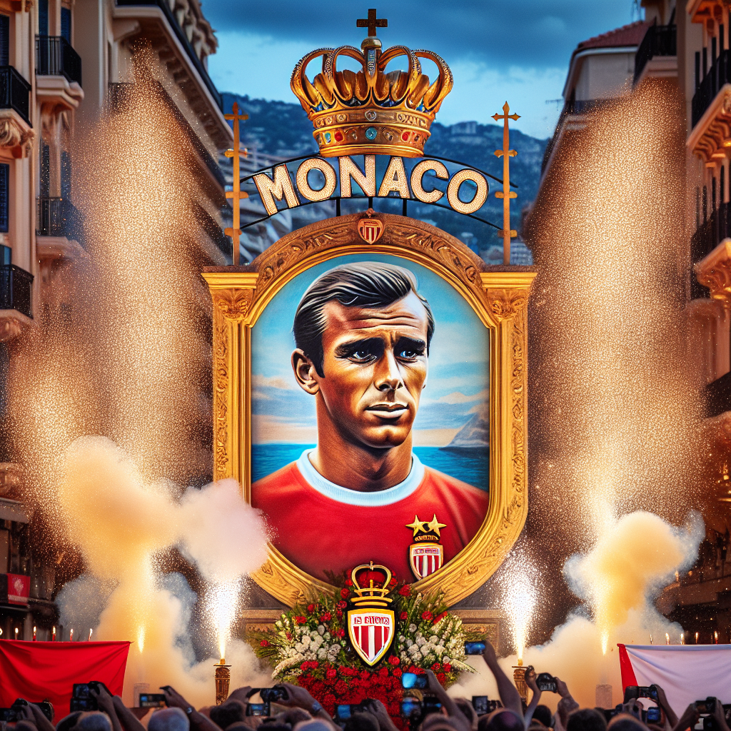 Monaco celebrates its 125th anniversary with fireworks.